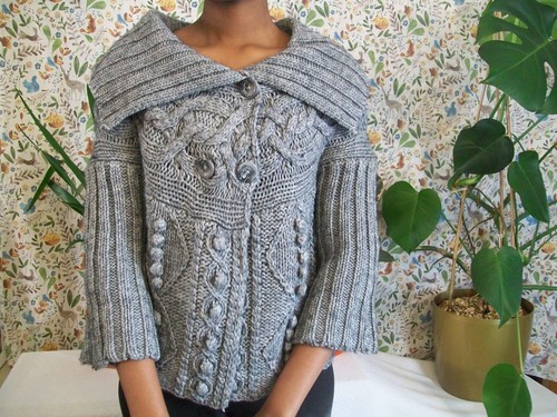 Elegant arran style jumper - elegant,