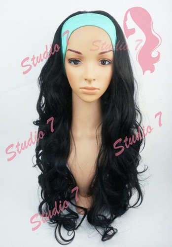 W117 ladies jet black long - ladies,