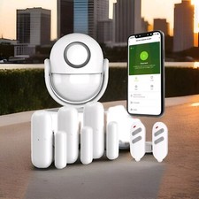 Home Security Alarm Burglar System Motion Sensor +3 Door Contacts Smart Tuya APP