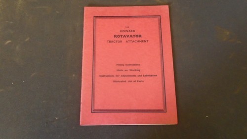 Howard rotavator tractor - rotavator,