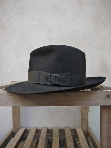 The poet fedora hat black - in,