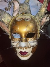 Full face Halloween venetian