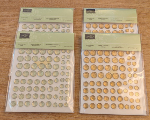 Stampin gold and clear - stampin',
