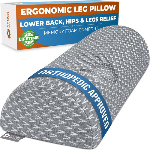 Knee pillow for back - back, sleeping