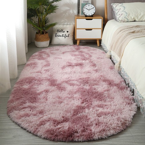 Oval plush fluffy tie - oval,