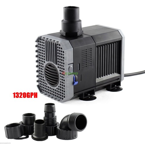 1320 gph pond pump adjustable - 1320,