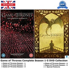 Game of Thrones Season 1-5 Complete Collection 1 2 3 4 5 Original Sealed UK DVD