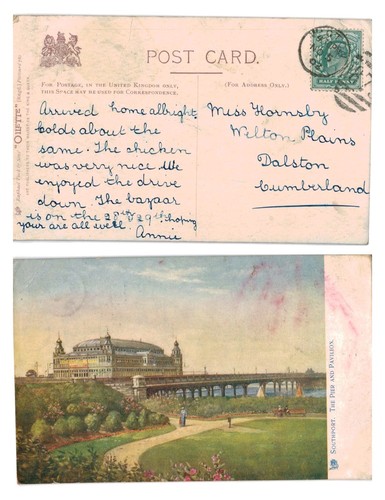 Vintage postcard southport - -,