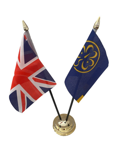 Girl guides union jack 2 - girl,