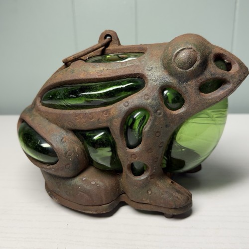 Vintage frog garden - vintage,