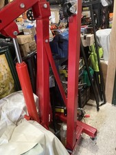 Engine Crane 2 Ton Tonne Stand Hoist lift Jack Hydraulic Folding Garage Workshop