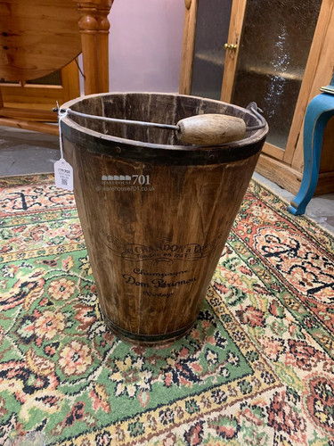 Wooden dom perignon bucket - wooden,