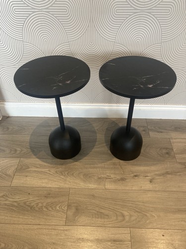 Pair black marble - pair, effect