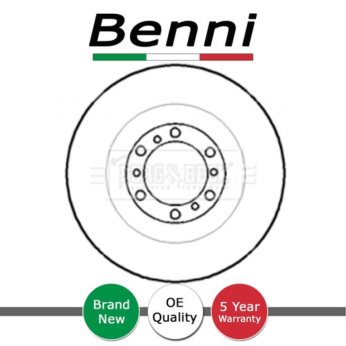 Brake disc front benni fits - brake,