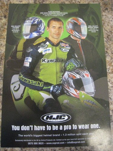 Hjc helmets glen richards - helmets, bsb