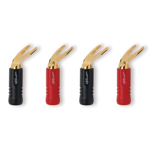 Qed screwloc spade plugs - screwloc,