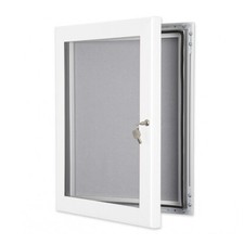 White Outdoor Lockable Pin