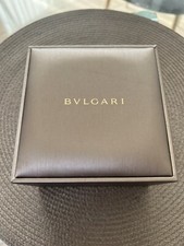 Bvlgari satin grey Watch Box Ladies