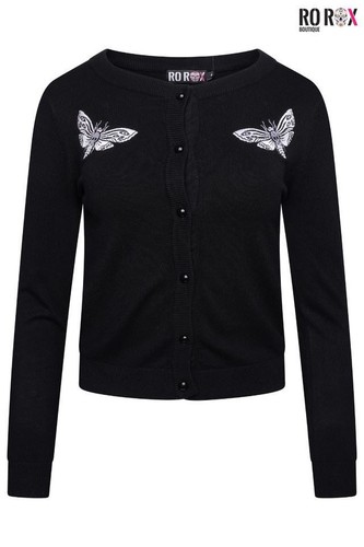 Rox death moth cardigan - ro,
