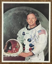 SALE! Neil Armstrong Apollo 11 Signed 8 x 10 WSS Litho *Zarelli Space LOA*
