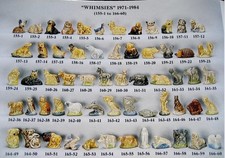 Wade whimsies 1971 - 1971-1984, all