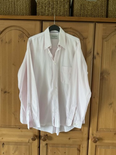 Mens pink pinstripe shirt - pinstripe,
