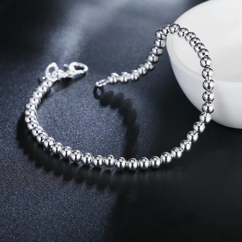 Genuine sterling silver beaded - genuine,