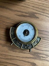 Vintage Barometer Brass