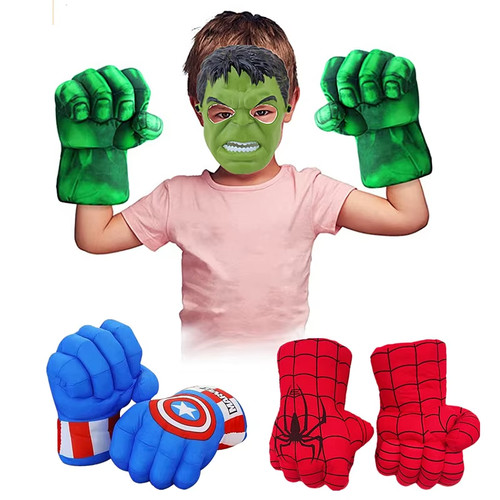 Superhero gloves smash hands - superhero,