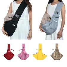 Pet Carrier Shoulder Bag Dog Cat Sling Puppy Tote Pouch Travel Hands Carry UK