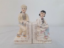 Vintage Ceramic Bookends Hand