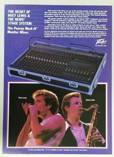 Huey lewis the news peavey - news,