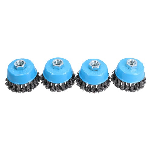 115mm wire cup brush - wire, 3"