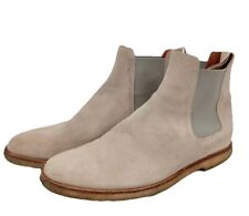 Men’s Common Projects Beige Chelsea Desert Boots Size 42 UK 8 Made in Italy VGC