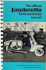LAMBRETTA 100 125 150 175 200 (LD Li TV SX GT CENTO J) FACTORY REPAIR MANUAL