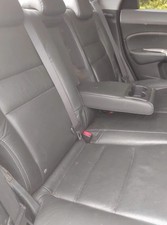 2006-2011 HONDA CIVIC MK8 REAR LEATHER BENCH SEAT WITH CENTRE ARM REST BLACK