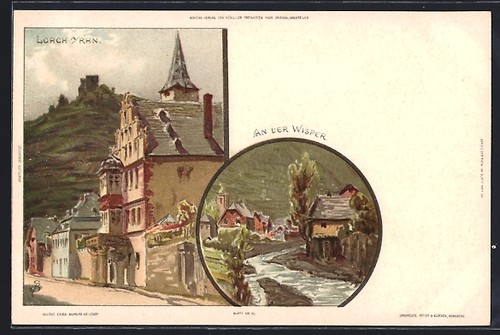 Artist postcard biese lorch - postcard, c.biese: