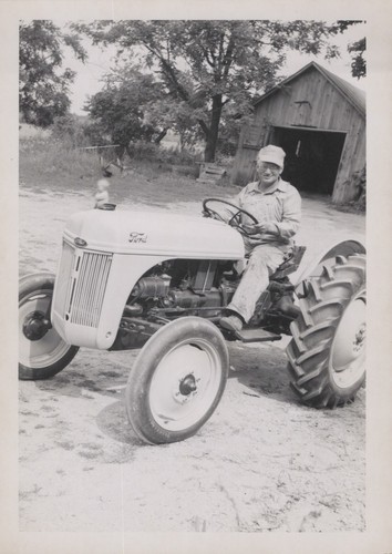 Man ford tractor farmer - man,