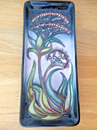 Moorcroft pen tray - moorcroft, or