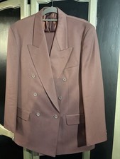 Men’s Plum 2 Piece Suit Size
