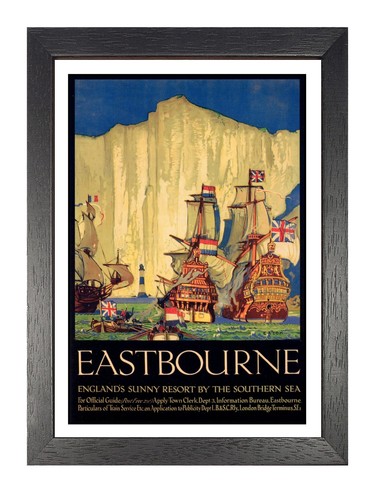Eastbourne railway poster - railway,