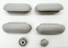 6 X Replacement Oval Toilet Seat Buffers Toilet Seat Cushion Bumpers Grey