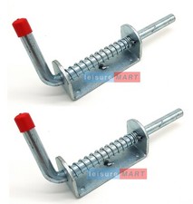 2 X Large Spring Loaded Tailgate Bolts Latch Tail Gate Trailer