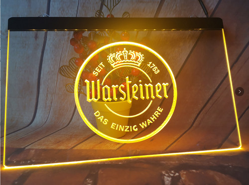 Warsteiner beer logo led - beer,
