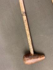 Treen lead dressing - lead, mallet