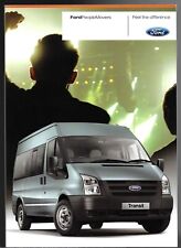 Ford People Movers 2010-11 UK Market Brochure Tourneo Connect Transit Minibus