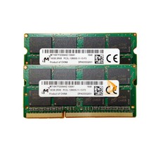 RAM Micron Kits 2x 16GB 2RX8 PC3L-12800S DDR3-1600Mhz 1.35V Laptop SODIMM,Memory