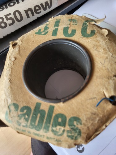 Vintage bicc wire reel - bicc,