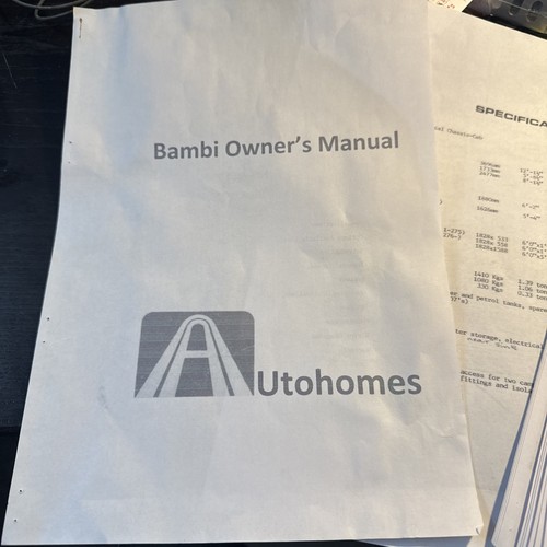 Autohomes manual for bambi - manual,