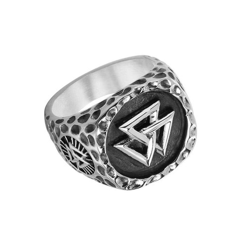 Men viking valknut ring - men’s,